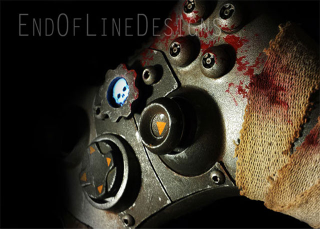 Illustration for article titled Gears Of War Controller Looks Like It Just Chainsawed Someone
